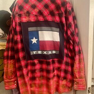 Golden Threaded Clothing upcycled plaid shirt